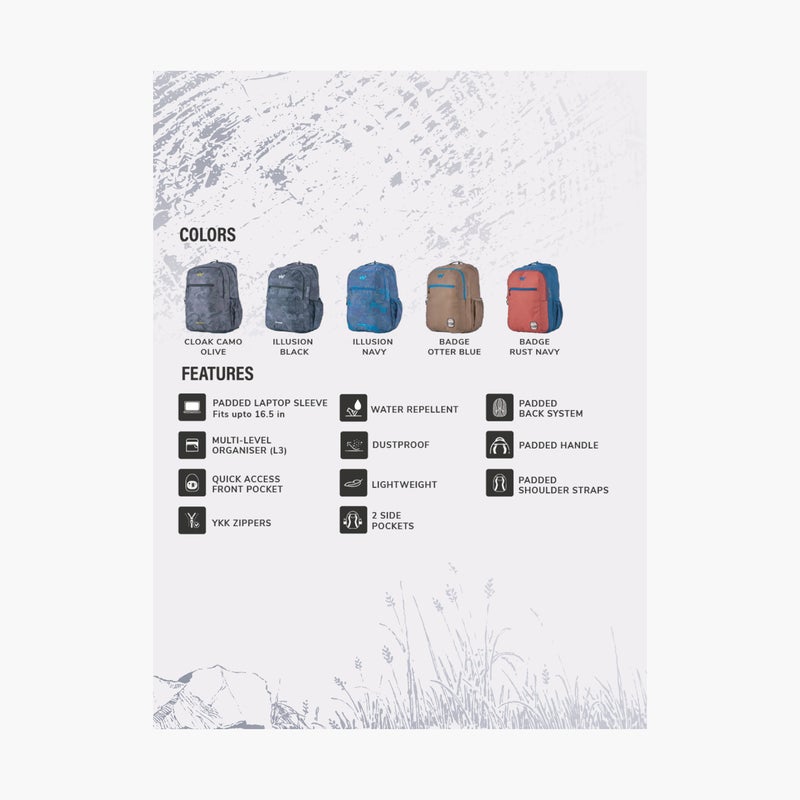 WILDCRAFT Sierra45LPBadgeRusst_Navy - Image 5